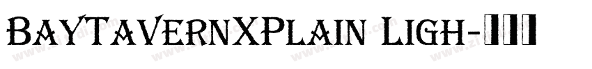 BayTavernXPlain Ligh字体转换